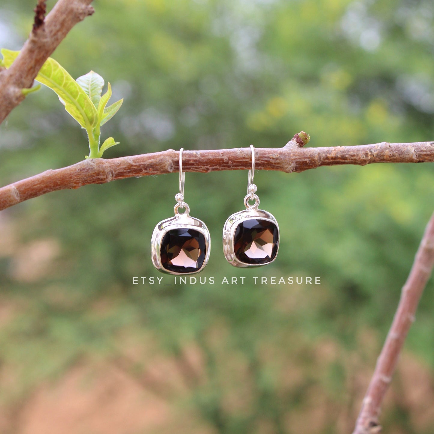 Smoky Quartz Earrings