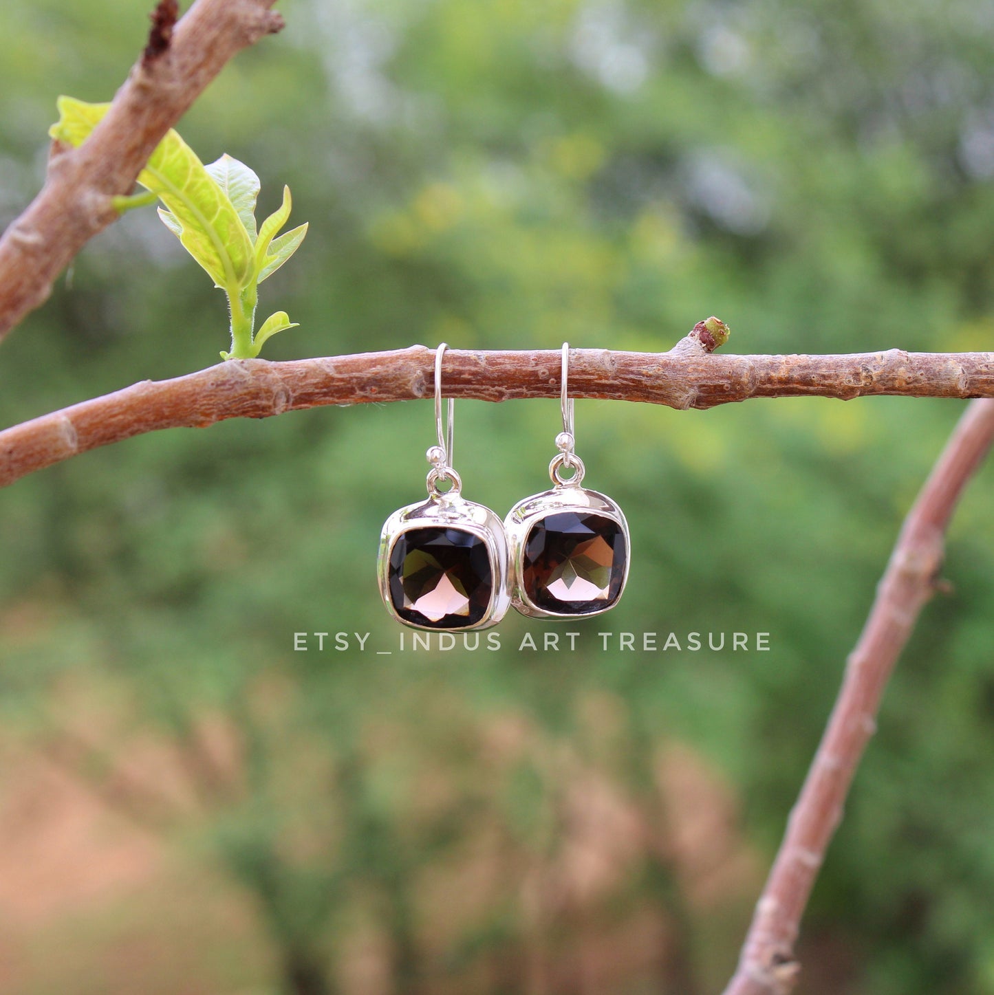 Smoky Quartz Earrings