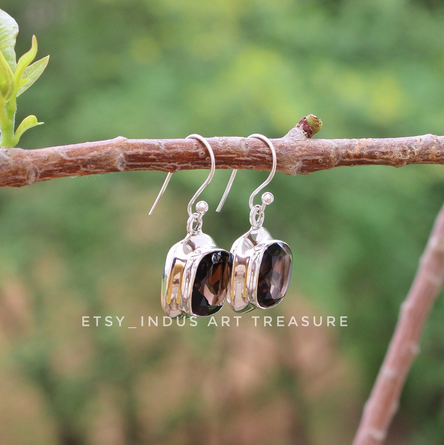 Smoky Quartz Earrings