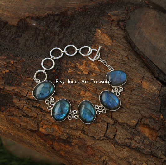 Blue Labradorite Bracelet
