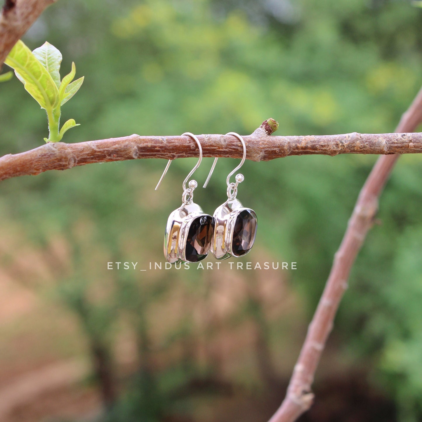 Smoky Quartz Earrings