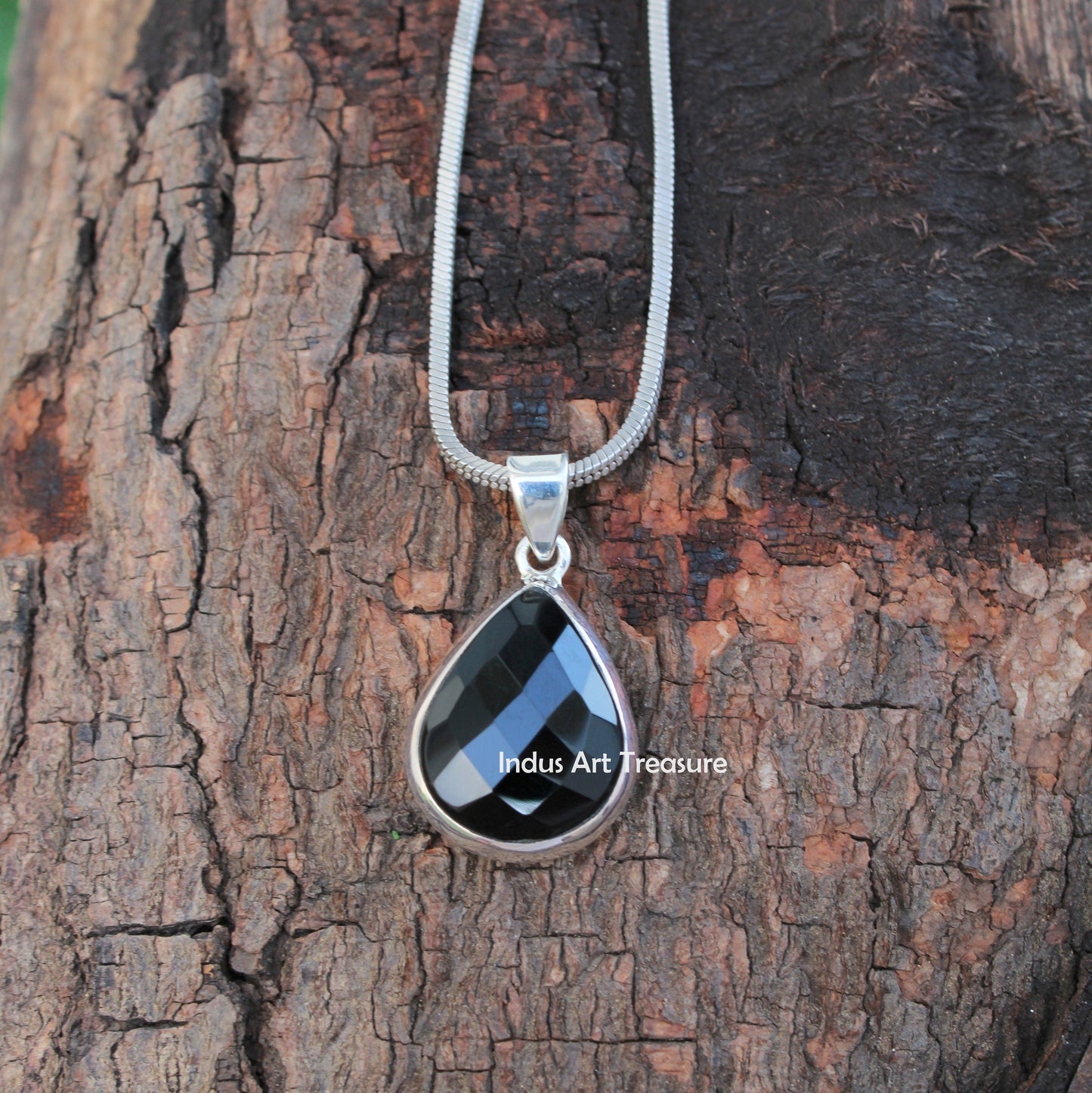 Black Onyx Statement Pendant