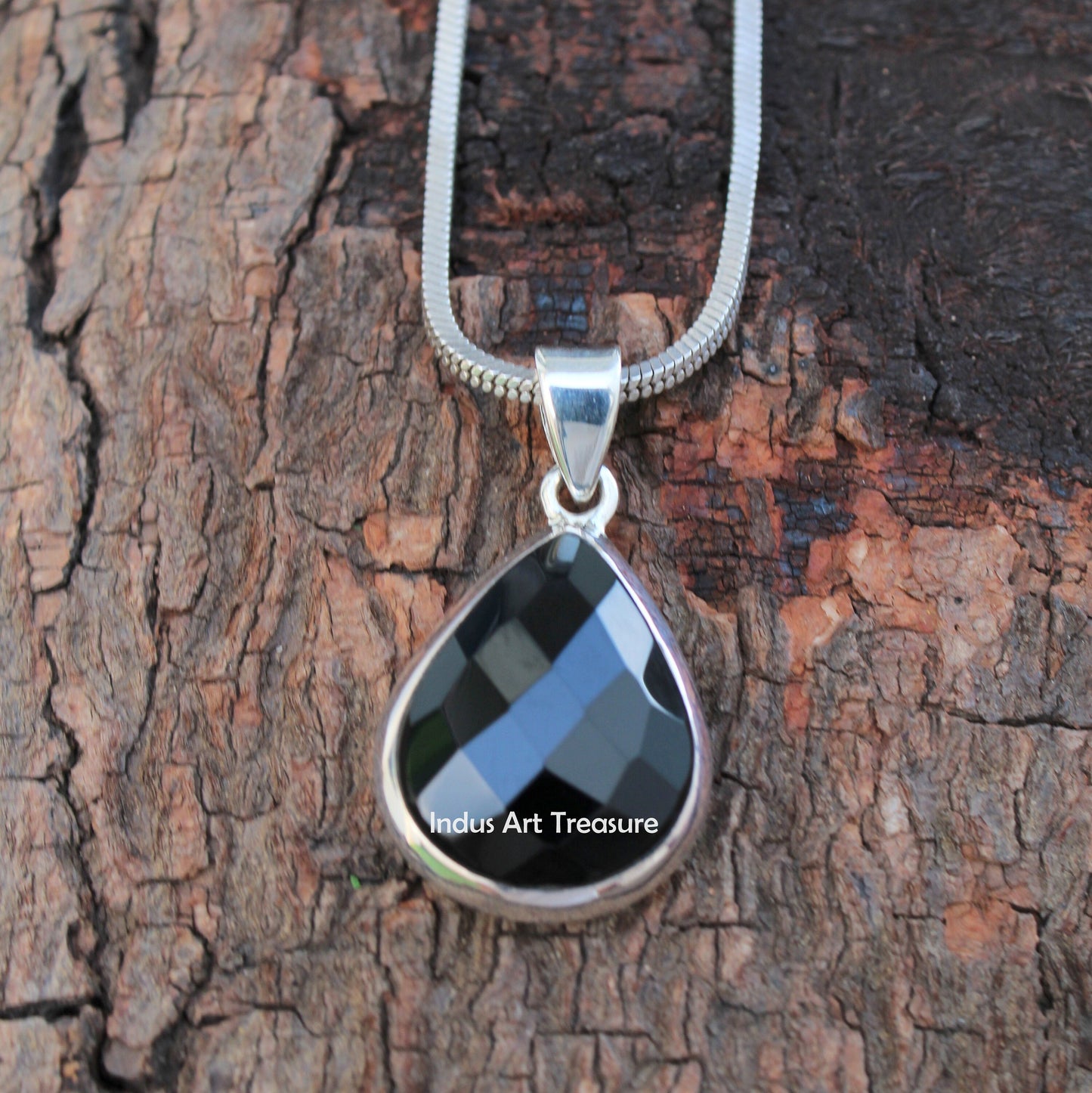 Black Onyx Statement Pendant