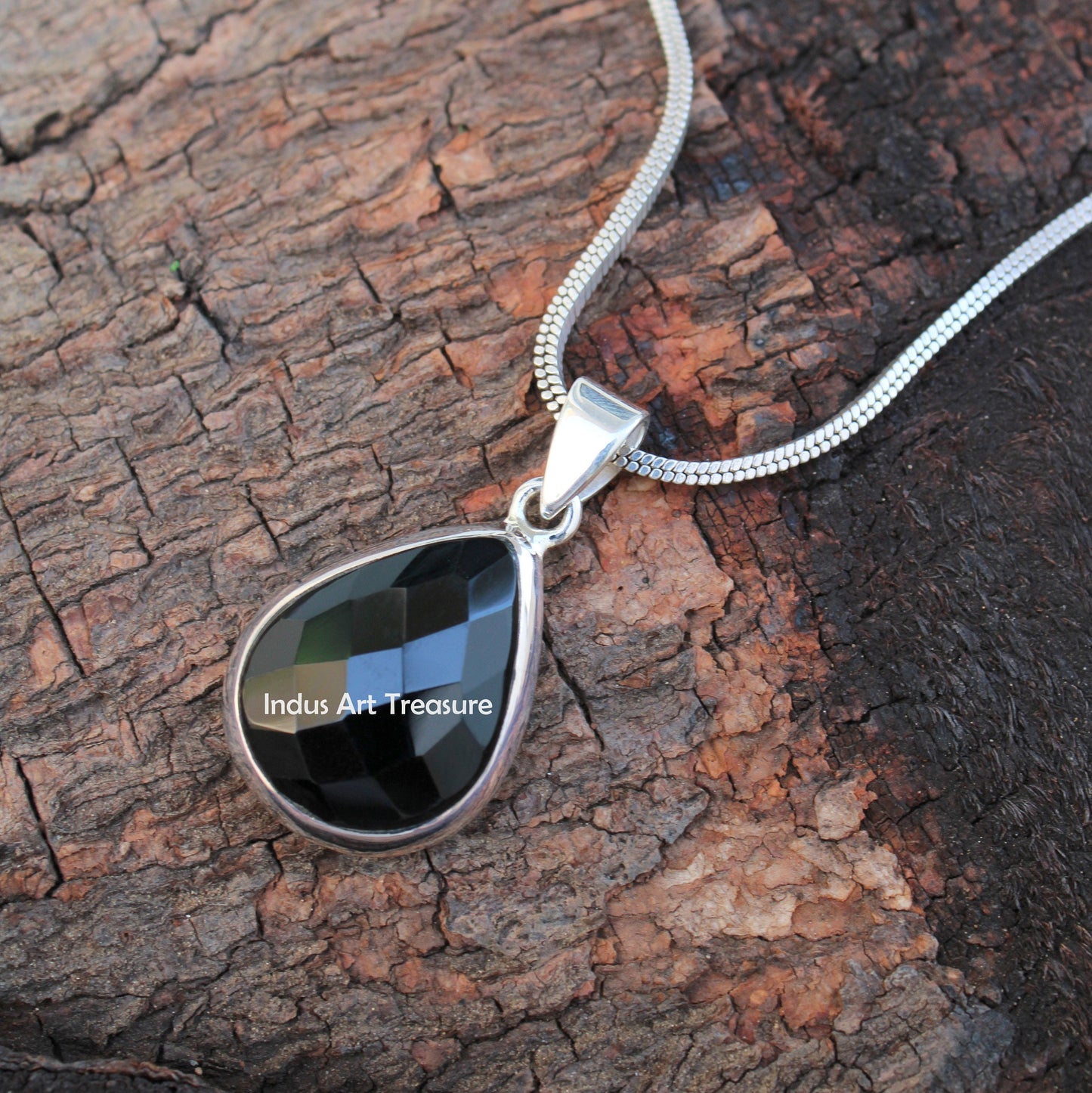Black Onyx Statement Pendant