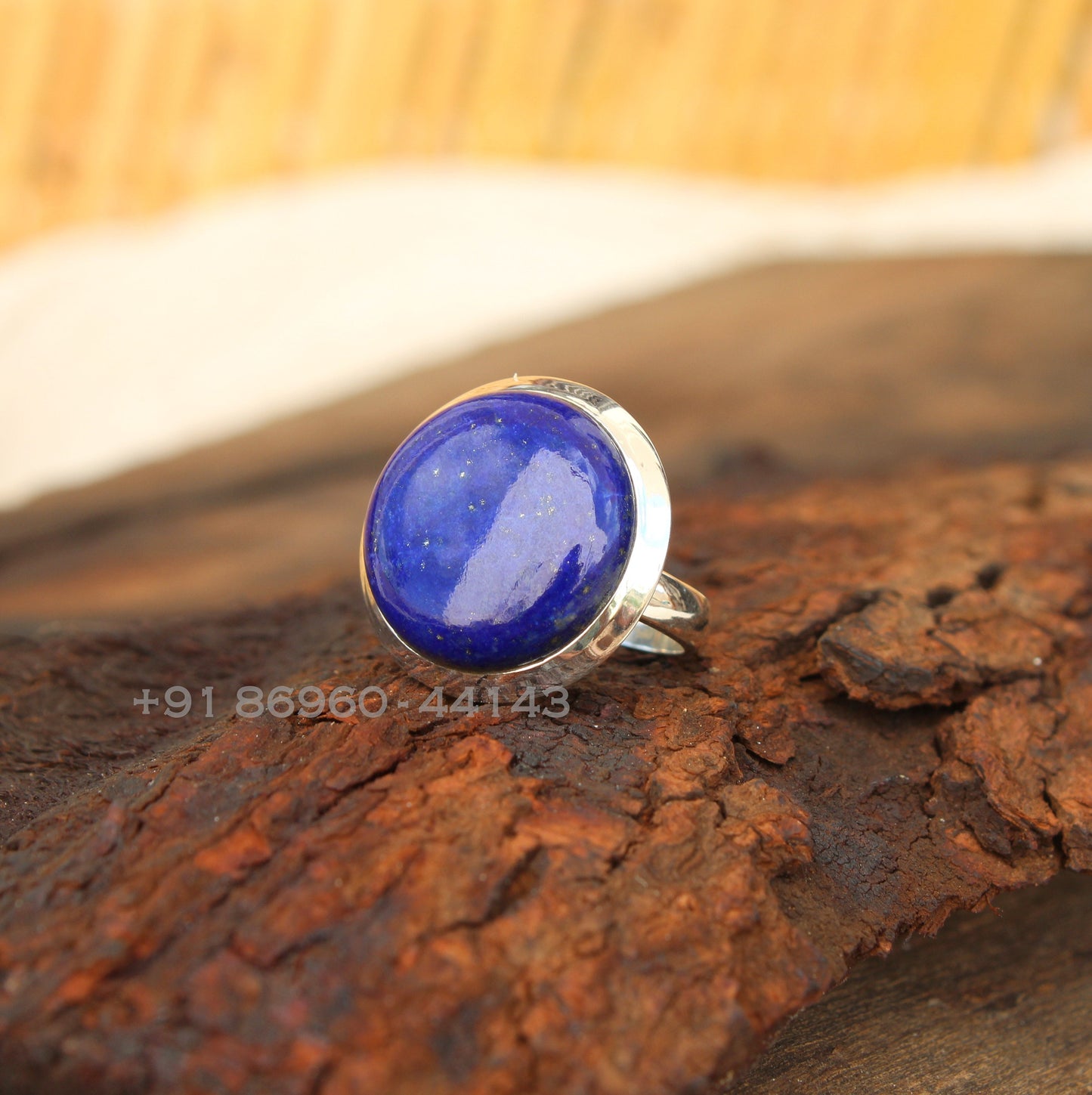 Lapis Luzuli Silver Ring