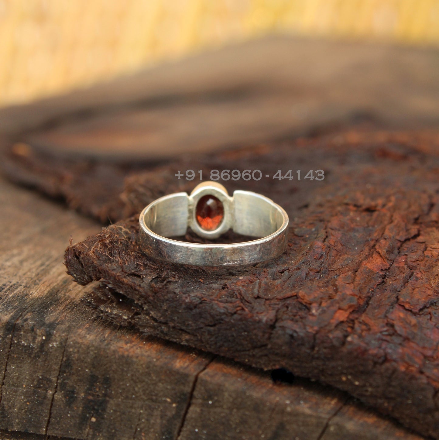 Garnet Boho Ring,