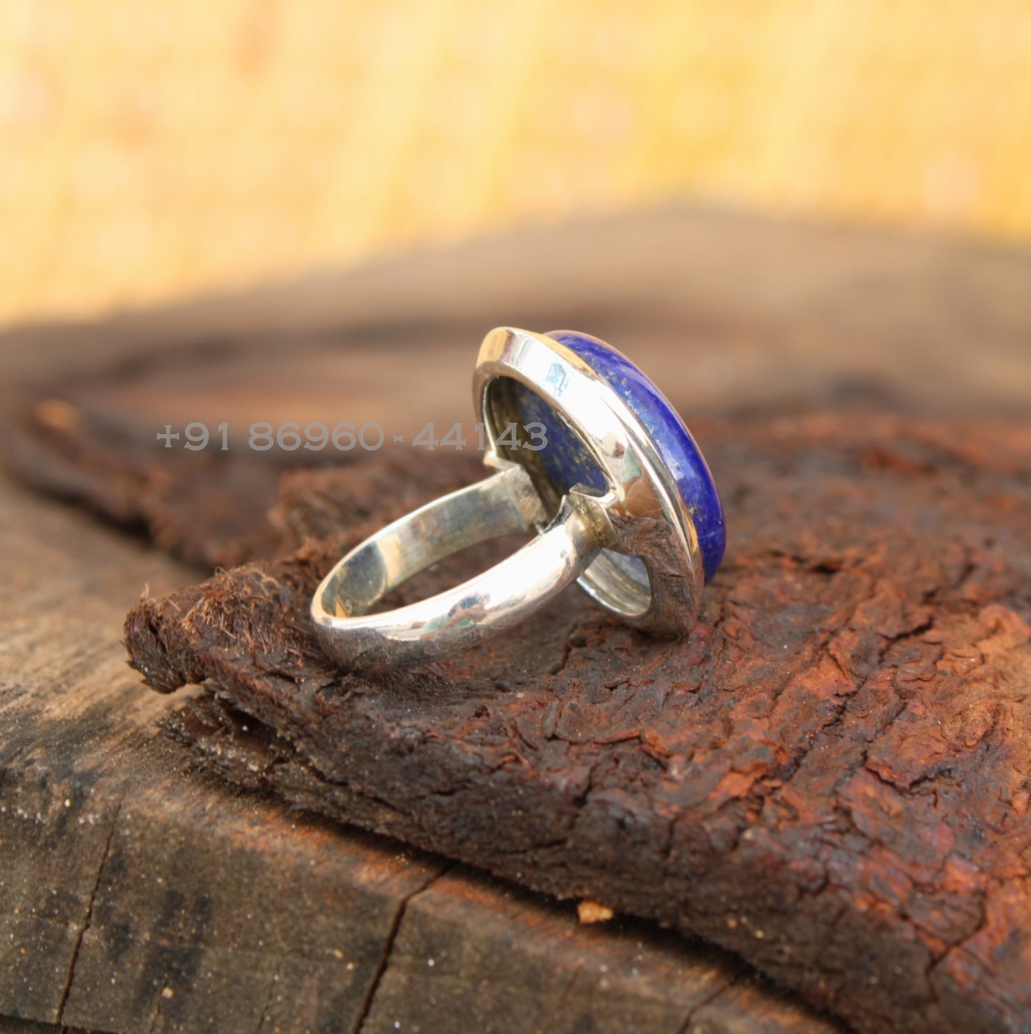 Lapis Luzuli Silver Ring