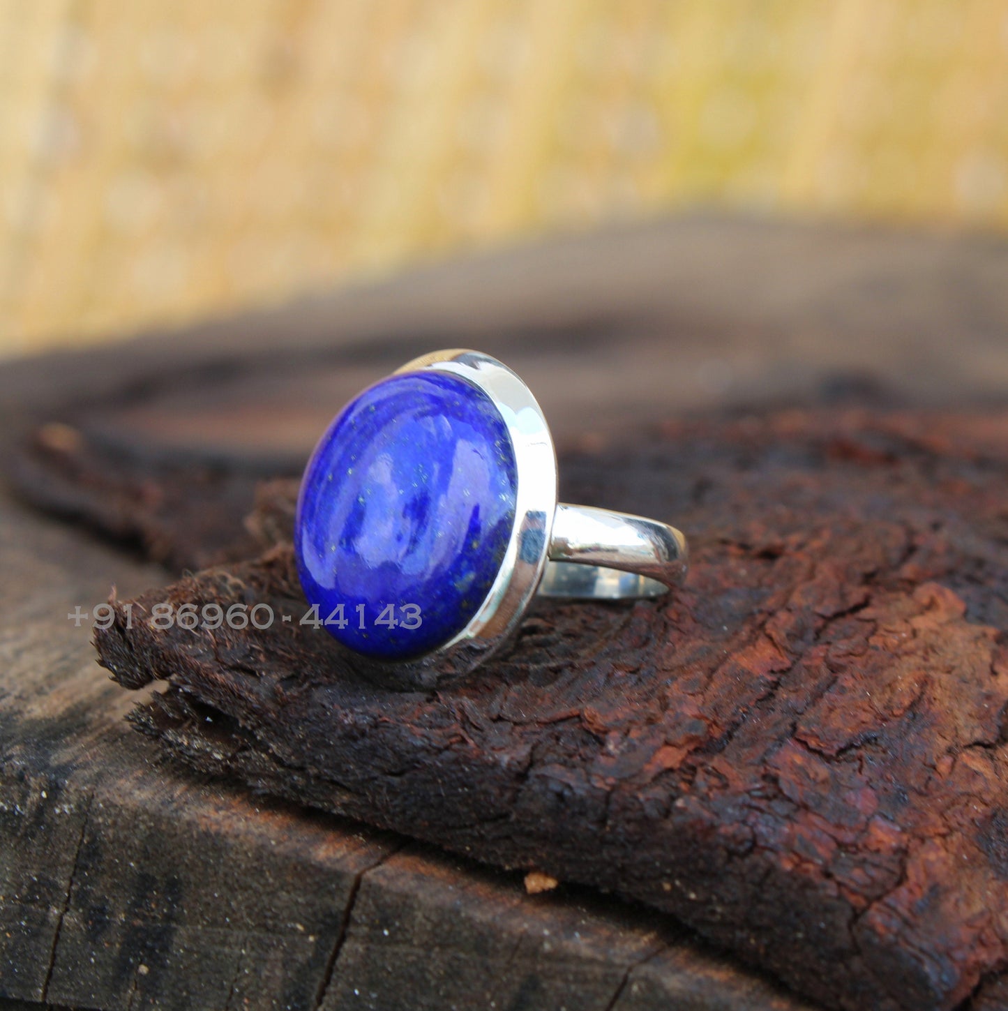 Lapis Luzuli Silver Ring