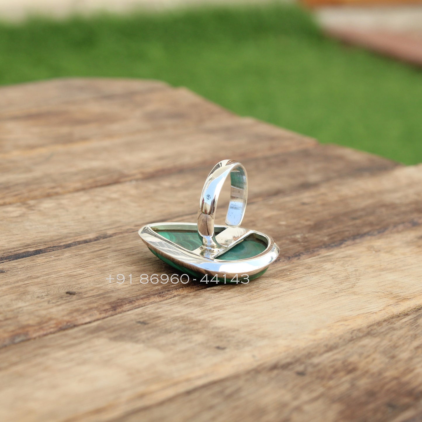 Malachite Statement Ring