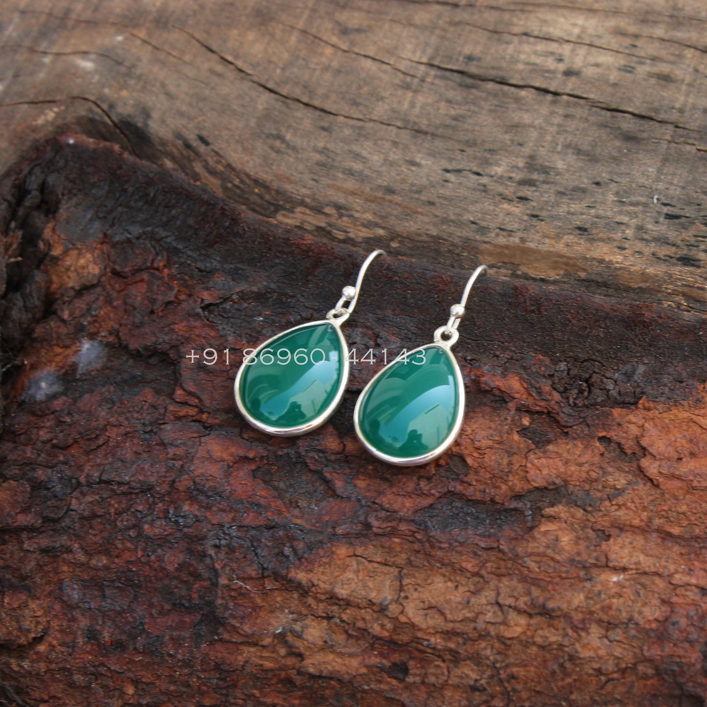 Green Onyx Earrings