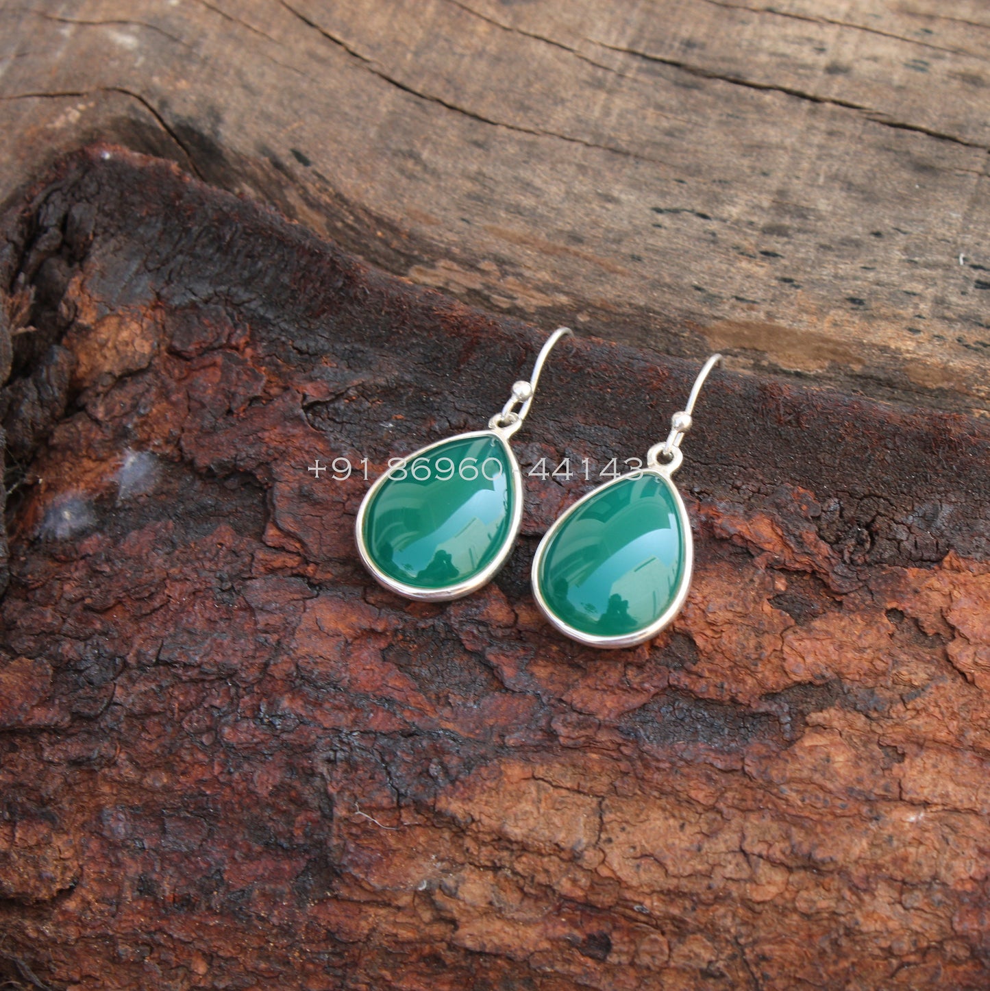 Green Onyx Earrings