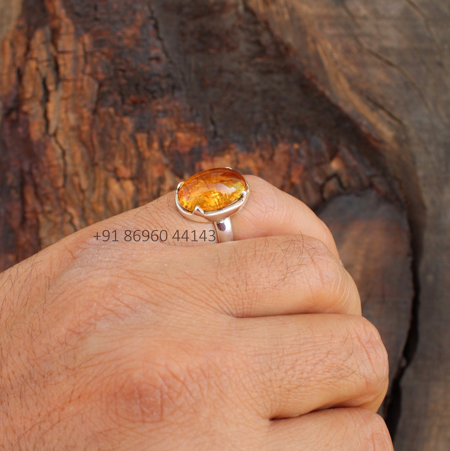 Citrine Oval Ring