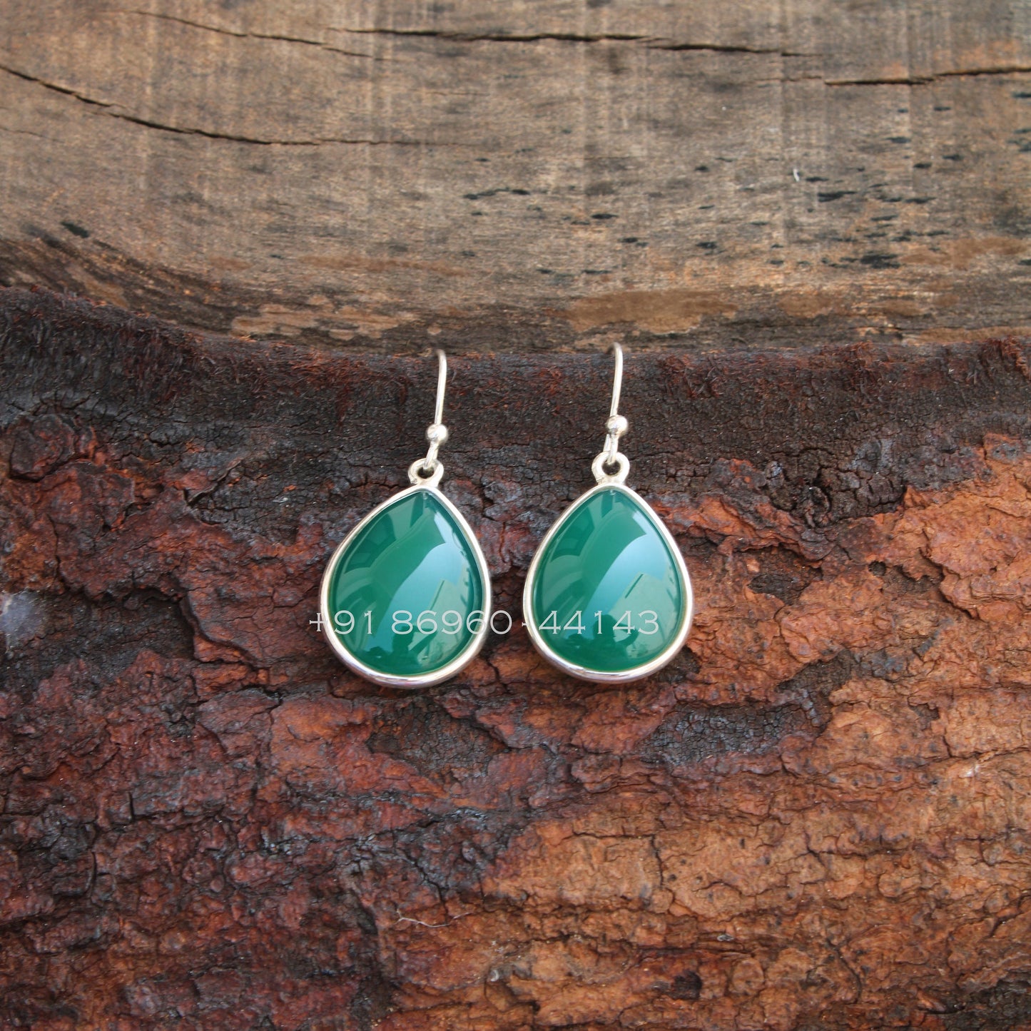 Green Onyx Earrings