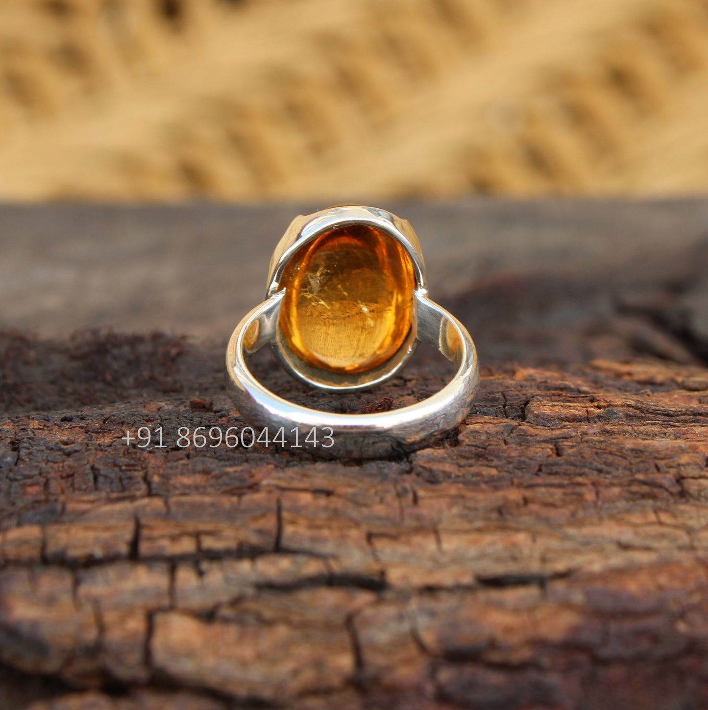 Citrine Oval Ring