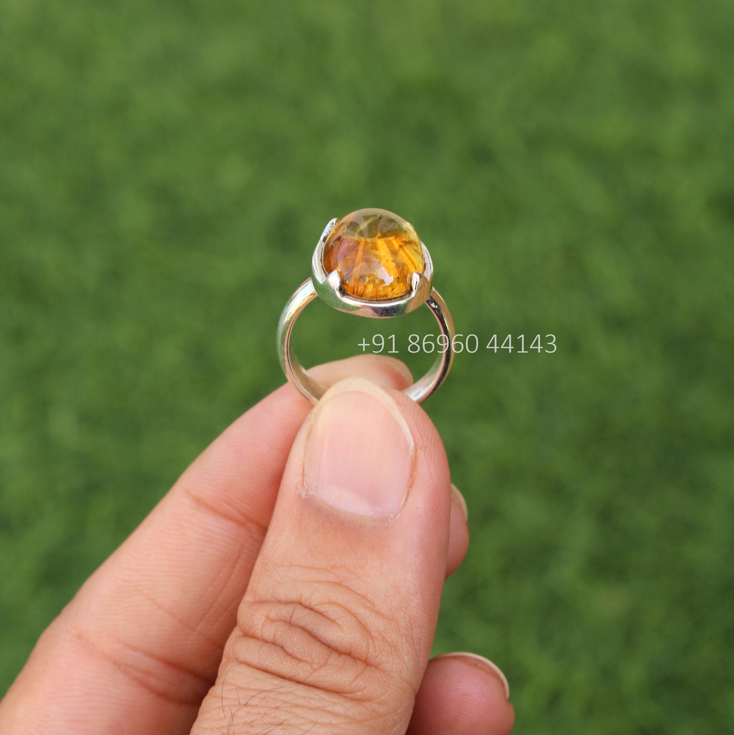 Citrine Oval Ring