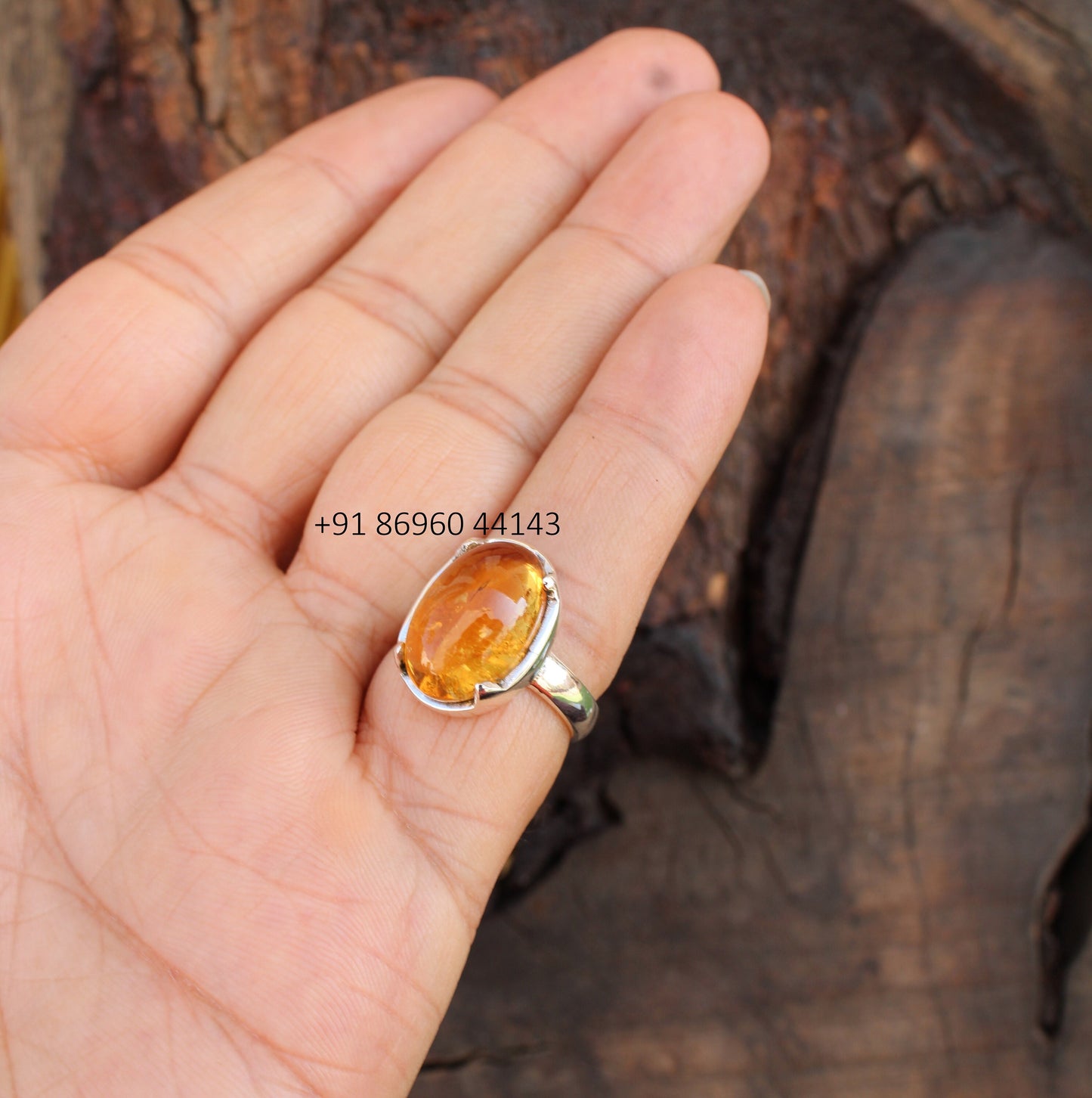 Citrine Oval Ring