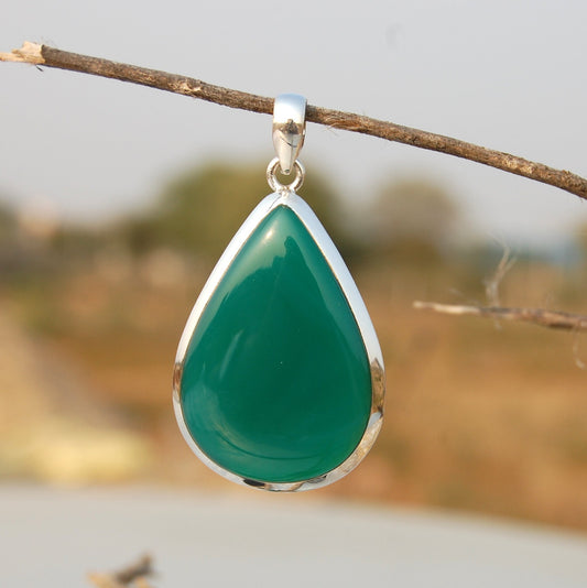 Green Onyx Pendant
