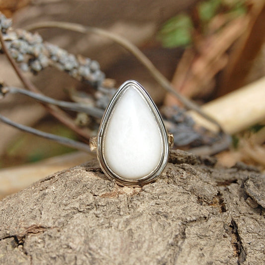 White Quartz Ring