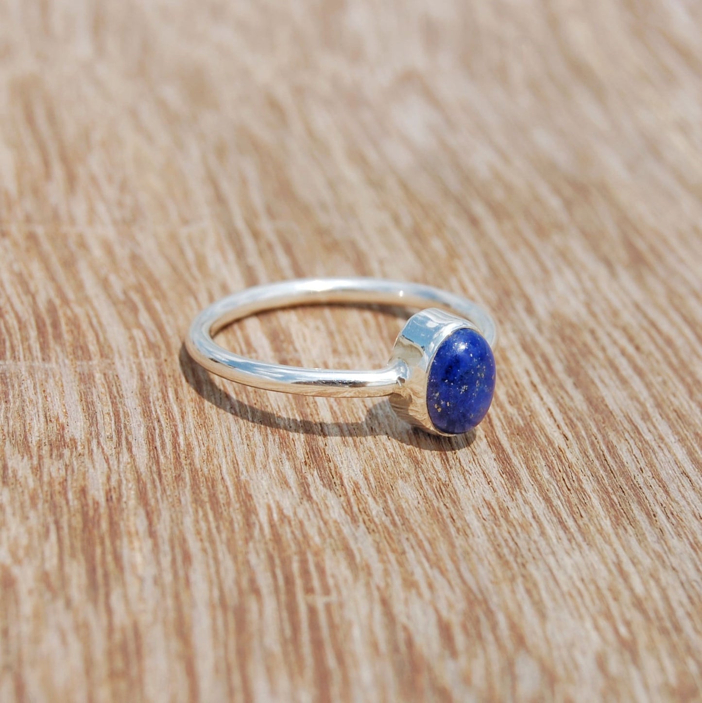 Lapis Lazuli Dainty Ring