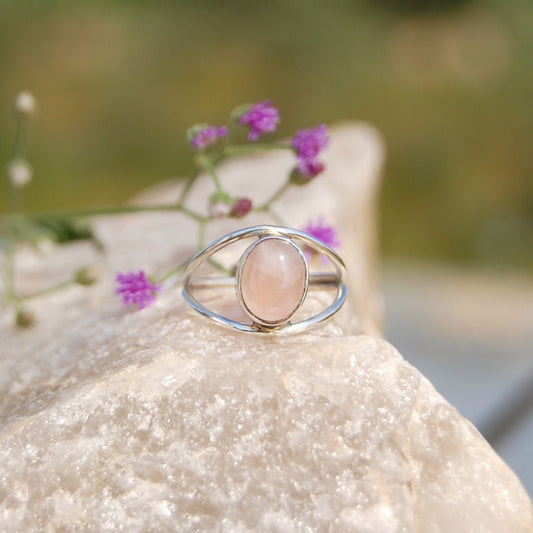 Rose Quartz Ring