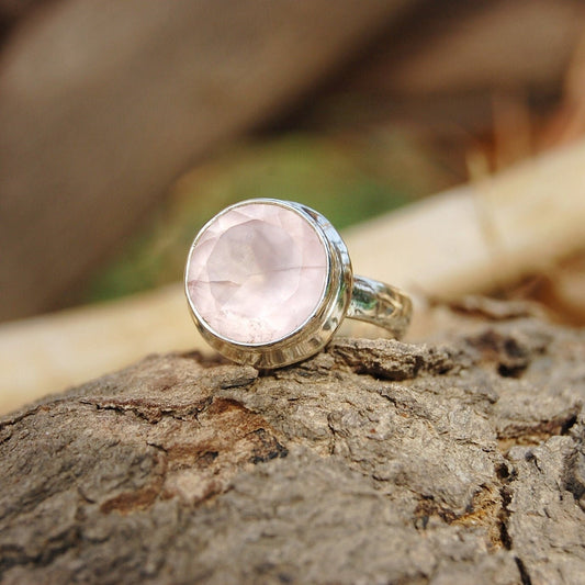 Rose Quartz Ring