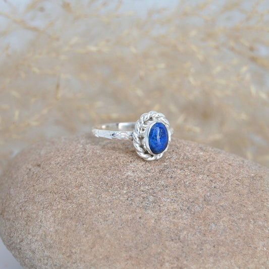 Lapis Lazuli Boho Ring