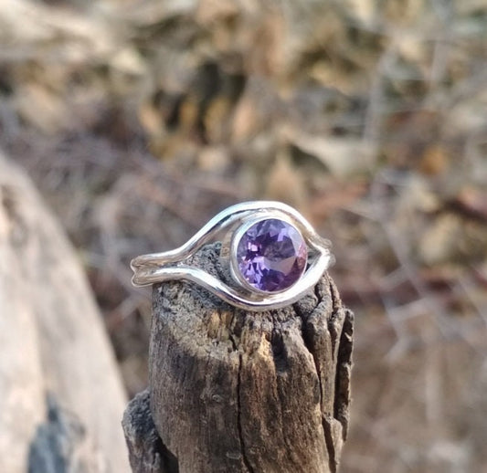Purple Amethyst Ring