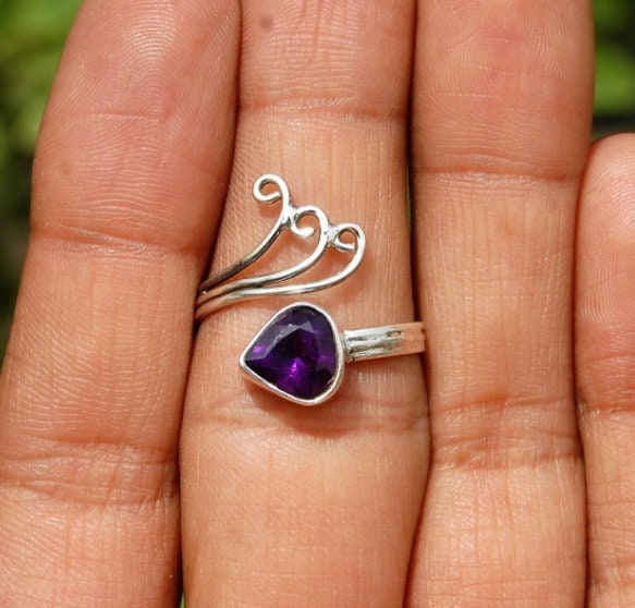 Purple Amethyst Ring