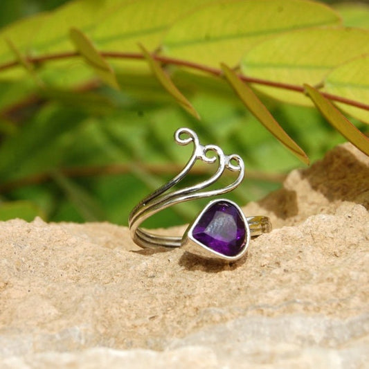 Purple Amethyst Ring