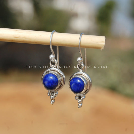Lapis Lazuli Drop Earrings
