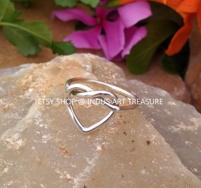 Knotted Heart Ring