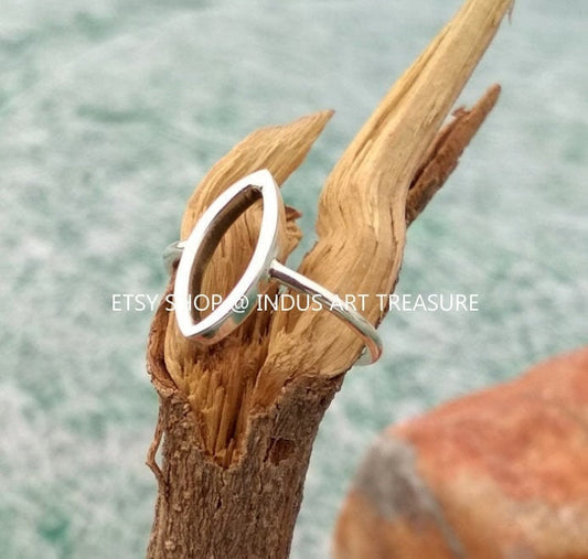 Blank Marquise Ring