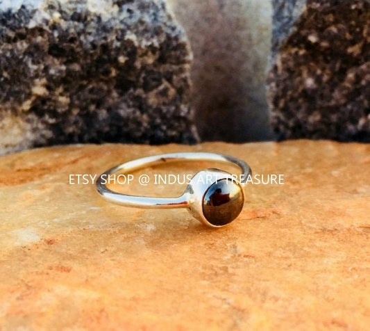 Hematite Black Ring