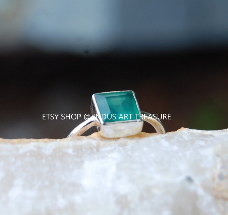 Green Onyx Ring