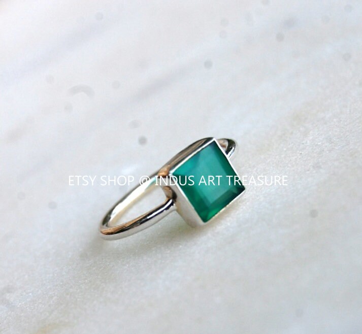 Green Onyx Ring