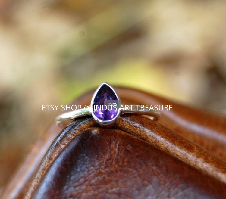 Natural Amethyst Ring