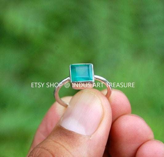 Green Onyx Ring