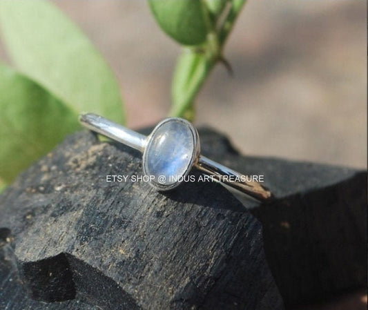 Rainbow Moonstone Silver