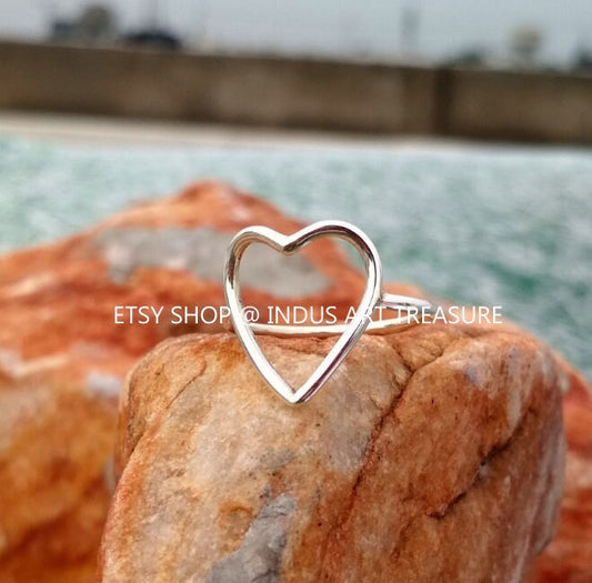 Silver Heart Ring