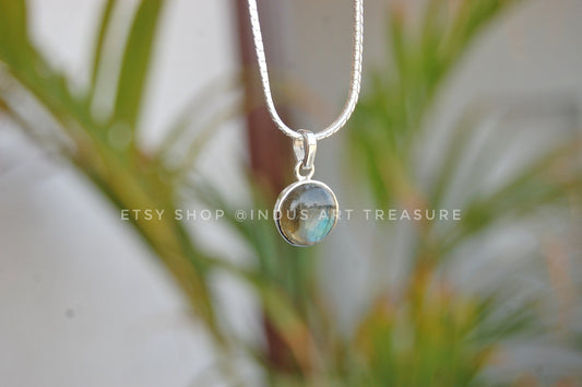 Blue Labradorite Pendant