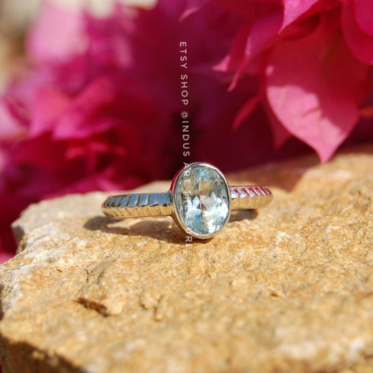 London Blue Topaz Ring