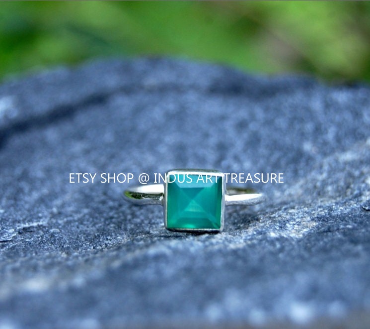 Green Onyx Ring