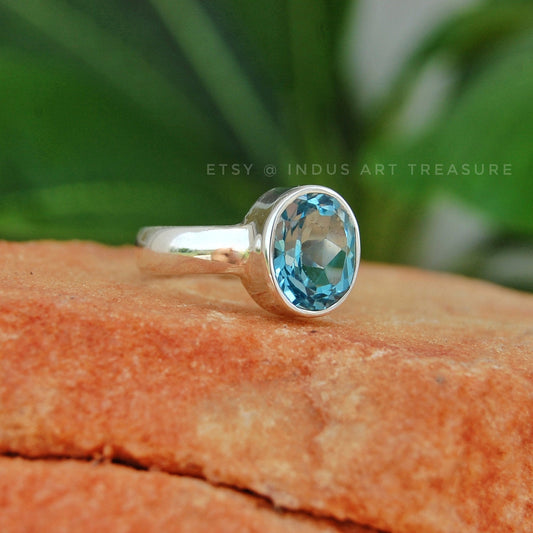 London Blue Topaz Ring