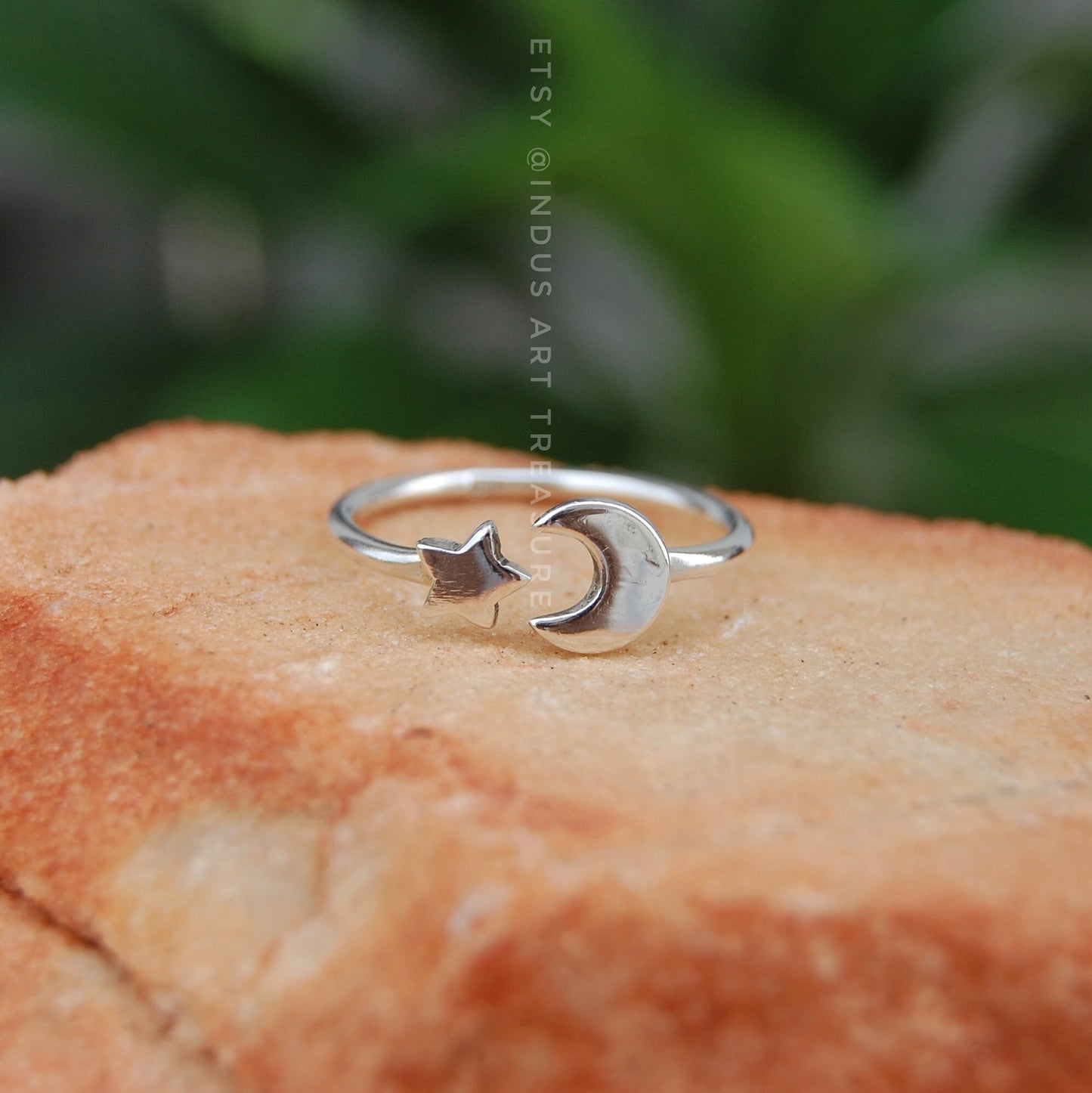 Star and Moon Ring