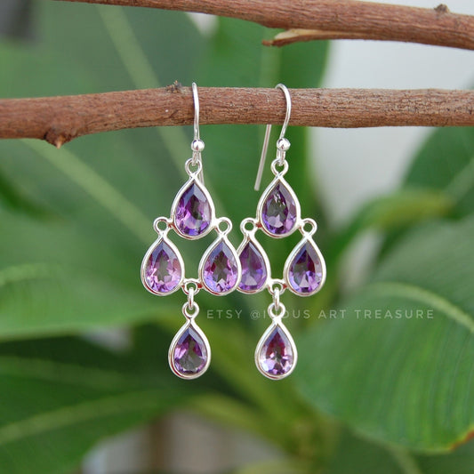 Amethyst Dangle Earrings