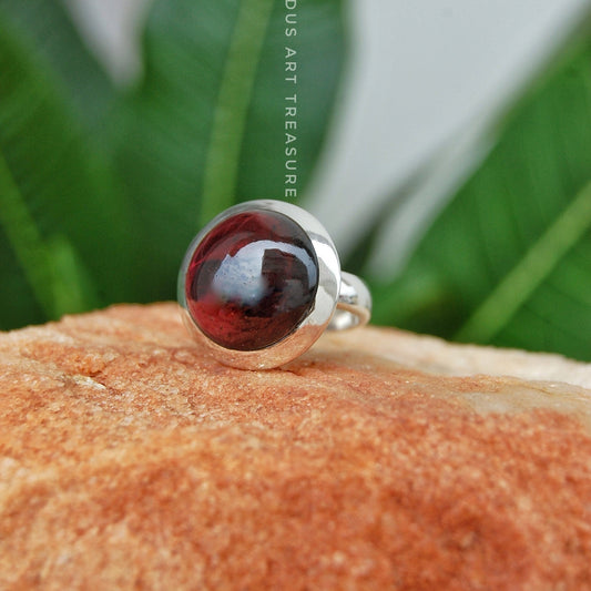 Red Garnet Ring