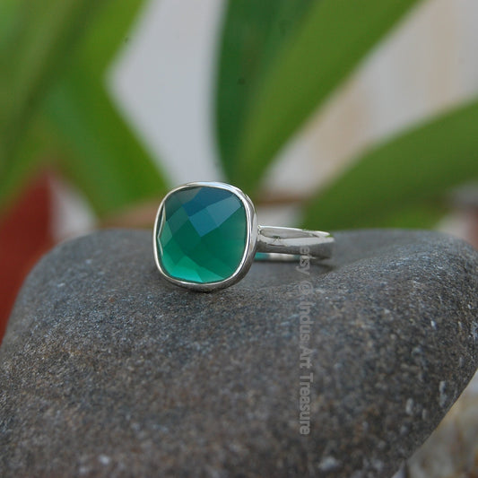 Green Onyx Ring