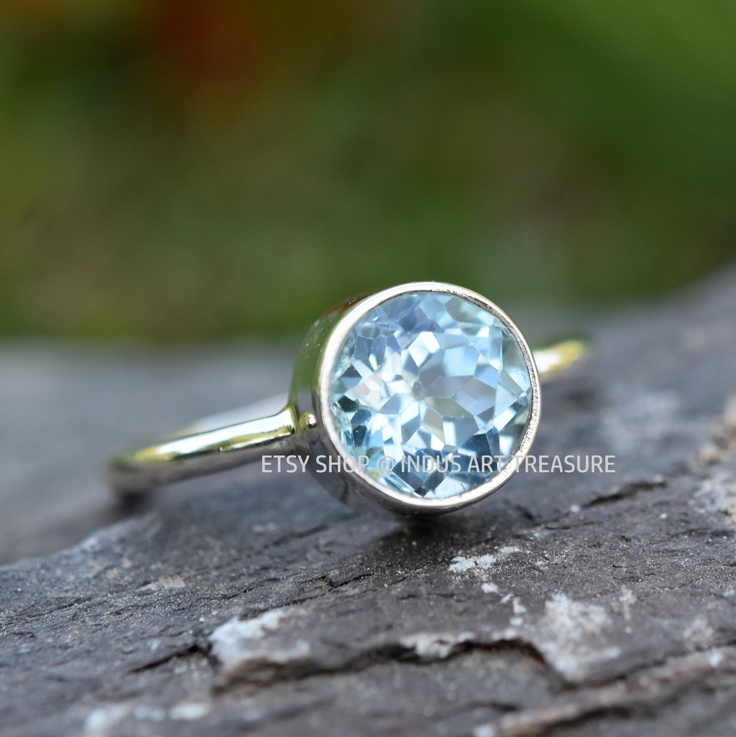 Blue Topaz Ring
