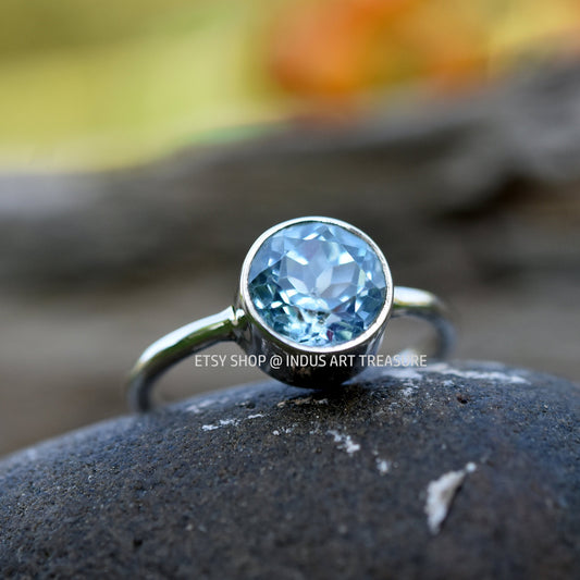 Blue Topaz Ring