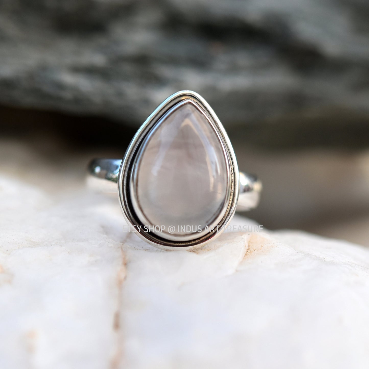 Rose Quartz Ring